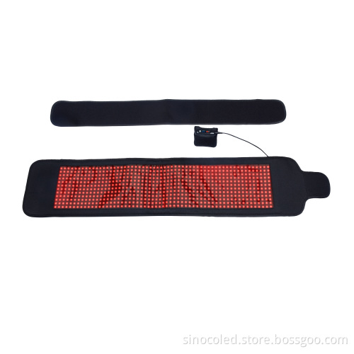 660nm 850nm Near Infrared Light Therapy Device LED Red Light Therapy Belt and Pad for Waist, Legs, and Hands